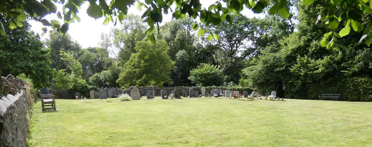 Graveyard at Old St Andrews Church Holcombe